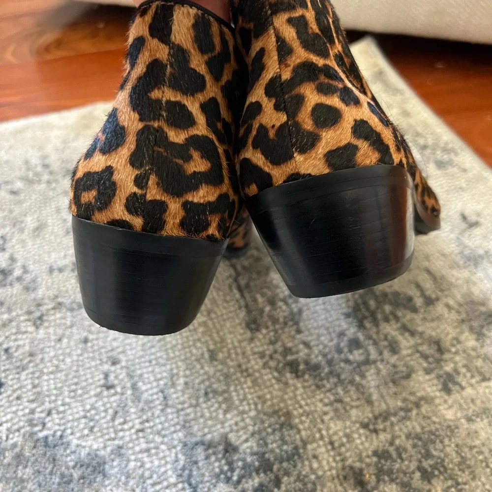 Sam Edelman Petty Leopard Brahma Ankle boots 8.5